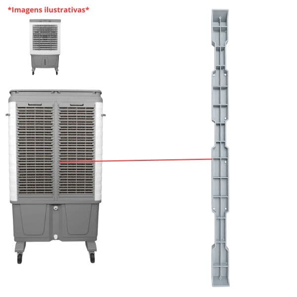CARENAGEM COLUNA TRASEIRA P/CLIMATIZADOR VENTISOL CLIN125 - ESCORA DAS COLMEIAS -*VENDIDO P/UNIDADE*