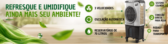 Climatizador de Ar Portátil Evaporativo