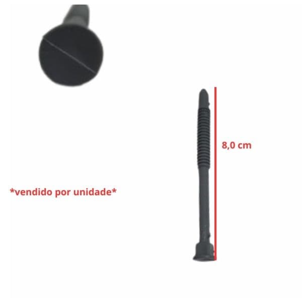 PARAFUSO PLÁSTICO ESPECIAL P/FIXAR COLMEIA CLIMATIZADOR VENTISOL CLIN35LT CLIN60LT CLIN80LT *VENDIDO P/UNIDADE* *USAR C/PORCA COOL PAD CINZA