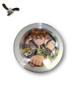 VIDRO LUMINÁRIA 30CM P/VENTILADOR INFANTIL STARTEC TEMA BEN10/ BEN-10 BEN 10 - ENCAIXE 300MM