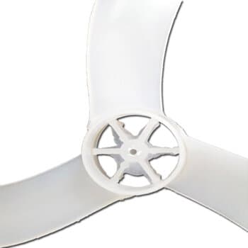 HELICE DE 60CM P/VENTILADOR LOREN SID 60CM TURBO 3P-TRANSPARENTE PML F-12,0MM COM/TRAVA TRASEIRA - HELICE PAS FINAS
