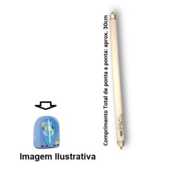 LÂMPADA P/ARMADILHA LUMINOSA 110V 15W UV-FLUORESCENTE TUBULAR-110V - MATA MOSCA TURBINE MINI MOEL KYOTO CAPTUR