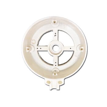 Tampa do Motor Dianteira ou Traseira para Ventilador Ventisilva 65cm VCL VPL BRANCA - Carcaca Ny Mod.2012 DIA/TRAS c/Rebaixo FVO400