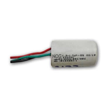 CAPACITOR 003,0UF 3FIOS 1,3+1,70MF 400VAC - P/VENTILADOR DE TETO LOREN SID 220VOLTS / VENTILADOR TRON VOLARE LATINA - EXAUSTOR VENTISOL 30CM