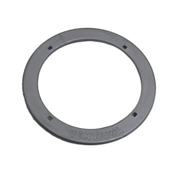 EMBLEMA DA GRADE - LOGOMARCA VENTISOL POWER 70 CINZA