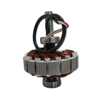 Estator Bobinado Motor Ventilador Teto ARGE Economic 220Volts - Use c/Capacitor de 02,3uF - Estator Bobinado c/2-Rolamentos - foto 1 de 5