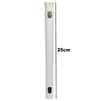 HASTE DE METAL P/FIXAR VENTILADOR TETO - BRANCO - COMP.25CM PADRAO VENTI-DELTA - DIÂM.5/8 - ARGE LOREN SID TRON - foto 1 de 3