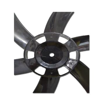 HELICE DE 60CM P/VENTILADOR VENTISOL 60 6PAS E12MM PRETA FALCON STEEL - PRD C/TRAVA TRASEIRA - FIXADA C/PORCA NA PONTA