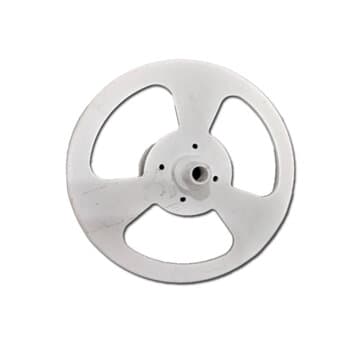 PLAFONIER P/GLOBO PERA VENTILADOR DE TETO LOREN SID - COR BRANCA - ENCAIXE 10CM COM CAPA P/MIOLO DE SOQUETE
