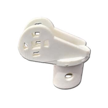 Suporte Cachimbo Ventilador Venti-Delta - Suporte do Motor Oscilante Coluna Mesa e Parede - cor Branca - Encaixe 29mm