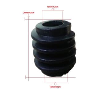 ENGRENAGEM ROSCA SEM FIM P/VENTILADOR DÔMINA 50/60CM 12MM ENCAIXE - ROSCA SEM FIM DOMINA OCTOPUS - ENCAIXE EM EIXO 12,0MM
