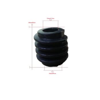 ENGRENAGEM ROSCA SEM FIM P/VENTILADOR DÔMINA 50/60CM 13MM ENCAIXE - ROSCA SEM FIM DOMINA OCTOPUS - ENCAIXE EM EIXO 13,0MM - foto 1 de 4