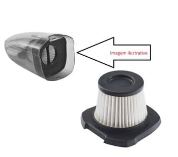 REFIL FILTRO HEPA DESCARTÁVEL P/ASPIRADOR DE PÓ AGRATTO AS01 AS02 AGRATTO - FILTRO ASPIRADOR DE PÓ VERTICAL AGRATTO - ASPIRADOR VASSOURA