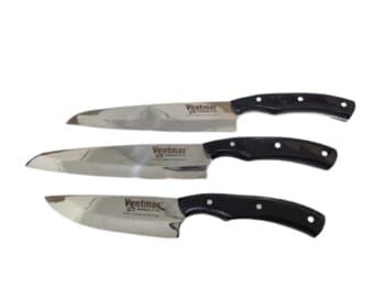 Faca Kit Gourmet c/03 Peças Facas Gourmet - Cutelaria Imperial Ediçăo VENTMAR