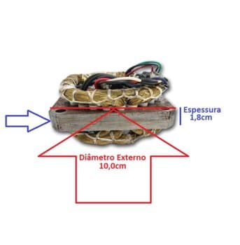 ESTATOR BOBINADO MOTOR VENTILADOR VENTNEW 50/60CM 110VOLTS PAREDE / MESA / COLUNA - C/CAPACITOR DE 12,0UF