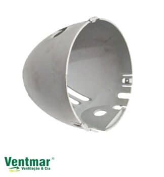 CAPACETE TAMPA CARCAÇA TRASEIRA DO MOTOR VENTILADOR SOLASTER VENEZA 70CM CINZA MOD.ATUAL 2023/2024- SEM CHAVE DE VOLTAGEM - foto 1 de 3