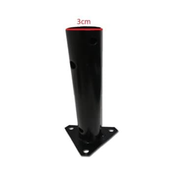 SUPORTE DE PAREDE P/VENTILADORES DA MARCA ARGE, SUPORTE EM METAL NA COR PRETO.