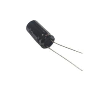 CAPACITOR 1.000UF 2PINOS RD - 25V - CAPACITOR ELETROLÍTICO RADIAL / P/CIRCUITOS INTEGRADOS - foto 1 de 3