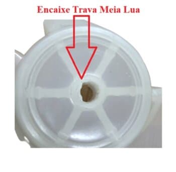 HELICE DE 40CM P/VENTILADOR BLACK E DECKER 40CM 3PAS TRANSPARENTE - PONTA MEIA LUA E-10,0MM C/T.TRASEIRA - HELICE VENTILADOR LOREN SID - foto 1 de 4