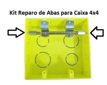REPARO DE ABAS DE CAIXA DE LUZ - MODELO 4X4 - REFORÇO REPARAR ABAS QUEBRADAS - REFORÇAR