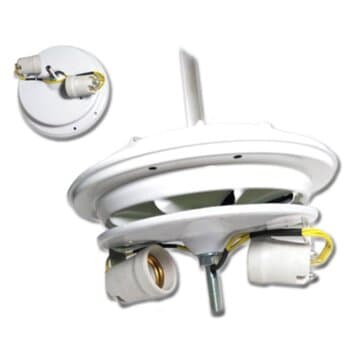 MOTOR P/VENTILADOR DE TETO LATINA 220V130W 03,0UF - SILENZIO LUMEN VT633 VT673 - C/HASTE C/PLAFON+SOQUETES - *APENAS O MOTOR