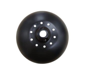 CANOPLA DE ALUMÍNIO DO MOTOR INFERIOR SUPERIOR P/VENTILADOR VOLARE COR PRETO