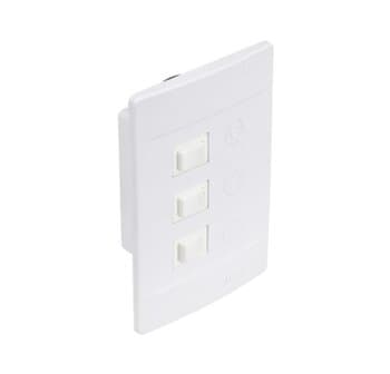 Chave P/Ventilador de Teto ALISEU 110Volts Original - DUO GEO JET NANO NEXT SLIM SMART TERRAL WAVE - 3-VEL R1L 110V SEM CAPACITOR ESP.4X2 - foto 1 de 4