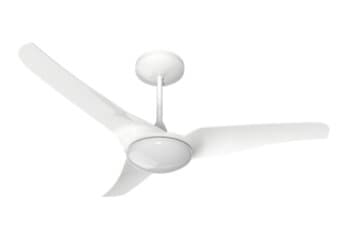 VENTILADOR DE TETO ALISEU SLIM 110V06,0UF 130W BRANCO LUM.LED12W 6000K LUZ BRANCA - CONTROLE REMOTO C/CAP.10UF