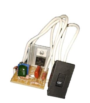 CHAVE CIRCUITO DE VOLTAGEM P/VENTILADOR VENTI-DELTA PREMIUM PAREDE BIV 6A-110V/ 3A-220V - SEM DIMER - CONVERSORA HH DELTA PREMIUM - foto 1 de 3