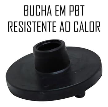 CENTRO BUCHA DA HELICE EXAUSTOR DE CHURRASQUEIRA ITC - BUCHA DE PBT 30X11MM F-08MM