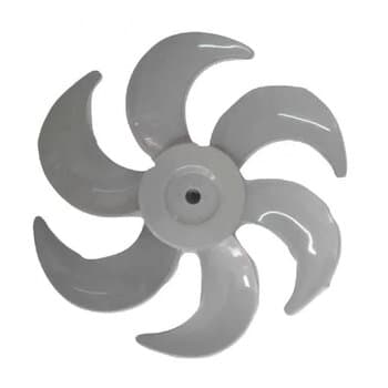 HELICE DE 30CM P/VENTILADOR CADENCE EROS SUPREME 6PAS CINZA - EIXO 8,0MM PONTA MEIA LUA SEM TRAVA TRASEIRA