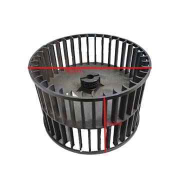 Helice 18,2CM P/Climatizador Ventoinha Ciroco RotoPlast Roto15 -Tipo Turbina Siroco F12,0MM - foto 1 de 4
