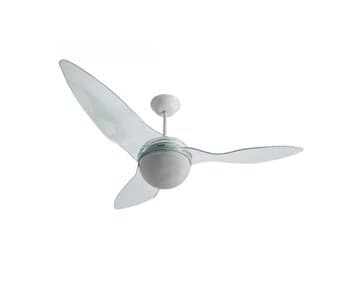 VENTILADOR DE TETO ALISEU TERRAL PLUS CRISTAL 110V150W LUMINARIA P/2-LAMP CV3V + CONTROLE REM C/BLUETOOTH *MAIOR VENTILACAO+SILENCIOSO *CONSUMO A* - foto 1 de 3