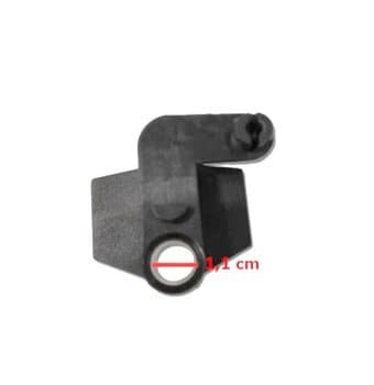 Mecanismo do Oscilante Suporte do Motor Ventilador Loren Sid 30/40/50/60cm cor Preta - Suporte de Articulacao - Encaixe Pino 11,0mm