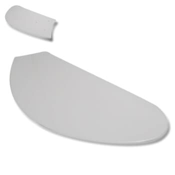 Pá Hélice para Ventilador de Teto Loren Sid Motor M1/M2 - Plástica Tuba cor Branca - Ventilador Primor Perola Platun Ágata - *Vendida p/Unidade