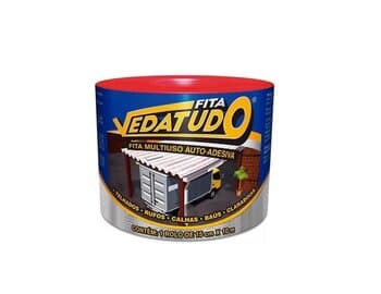 FITA ADESIVA VEDA TUDO 10 METROS - 150MM X 10MT - P/VEDAR DUTOS FLEXÍVEIS + CALHAS RUFOS COIFAS DE EXAUSTORES TELHAS TELHADOS...ETC.