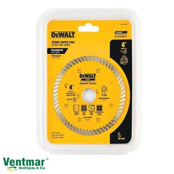 DISCO DE CORTE SECO DIAM.105MM P/PORCELANATO SUPER FINO DEWALT