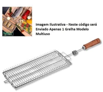 ESPETO GRELHA MULTIUSO P/CHURRASQUEIRA ASSADOR ARKE VITTA PREMIUM VITTA SMART - GRELHA MULTIUSO GIRATÓRIA P/ASSADOR ARKE