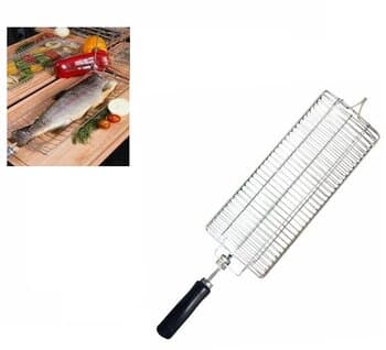 ESPETO GRELHA P/PEIXE CHURRASQUEIRA ASSADOR ARKE VITTA PREMIUM VITTA SMART - GRELHA GIRATÓRIA P/PEIXE