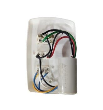 CHAVE P/ VENTILADOR DE TETO VENTI-DELTA NEW LIGHT 110V07,5UF 3,0+4,5MF) 3VEL C/REVERSĂO 1-TECLA P/LUZ - ORIGINAL - LATINA - AIR DESIGN