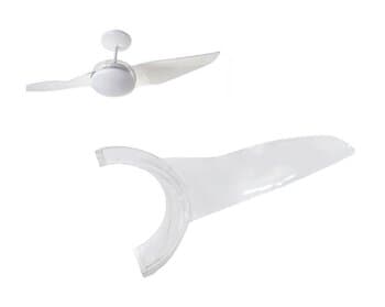 PA HELICE P/VENTILADOR DE TETO ALISEU DUO - PLÁSTICA CRISTAL - ALISEU DOUBLE - *VENDIDA P/UNIDADE - foto 1 de 4