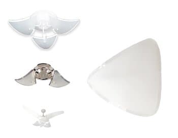 GLOBO CUPULA VIDRO DA LUMINARIA ARIZONA COM BORDA CRISTAL 240X5MM VIDRO ARGE LUMINA - *VENDIDO P/UNIDADE