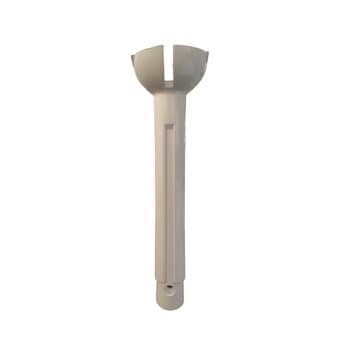 HASTE PLÁSTICA P/FIXAR VENTILADOR DE TETO DELTA EFYX LUNIK - BRANCO - EXCLUSIVO P/LUNIK / EFYX - TAMANHO REAL 21,0CM - COR BRANCA