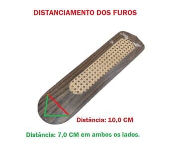 PÁ HÉLICE P/VENTILADOR IMPORTADO COR MOGNO MOD.C/TELINHA UM DOS LADOS - MEDIDAS L14,00CM C52,00CM *SALDĂO USADAS * VENDIDAS P/UNIDADE