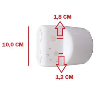 CAPACETE DO MOTOR P/VENTILADOR VENTISOL 30CM TURBO ECONOMY 6PÁS BRANCO - CAPA PLASTICA 0333 PLAST BR - foto 1 de 7