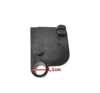 MECANISMO DO OSCILANTE SUPORTE DO MOTOR VENTILADOR TRON 50/60CM ATUAL - PRETO - ARTICULADOR DO MOTOR VT OSC. ENCAIXE 11,0MM