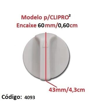 BOTĂO KNOB MENOR-43MM LIGA DESLIGA OSCILAÇĂO E OU CLIMATIZAÇĂO CLIMATIZADOR VENTISOL CLI45PRÓ2 CLI70PRO˛ CLI100PRO˛