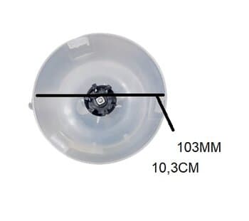 COPO P/LIQUIDIFICADOR FAET STEEL FAET LIQUIFaCIL - COPO PLASTICO TRANSLUCIDO COM TAMPA BRANCA - MICROMAX MM045 - foto 1 de 3