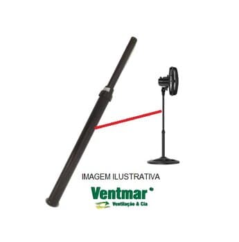 Kit Colunas para Ventilador Ventisol 30/40/50cm cor Preta - Coluna Unificada PR Pino Rosca L MX - foto 1 de 2
