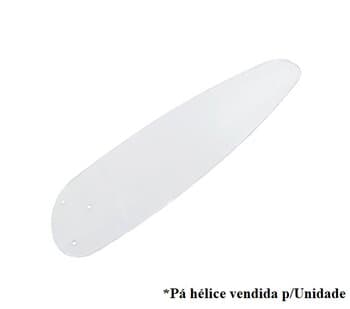 PÁ HÉLICE P/VENTILADOR DE TETO VENTISOL WIND LIGHT PETALOS - PLÁSTICA ACRÍLICA - *VENDIDA P/UNIDADE = 01-PÁ - S/GARRA PA0382TR - *MONTAR C/GARRA/SUPORTE
